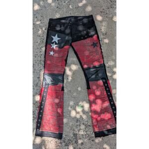 Wornstar Custom Jeans - Original Rockstar Crimson Orion